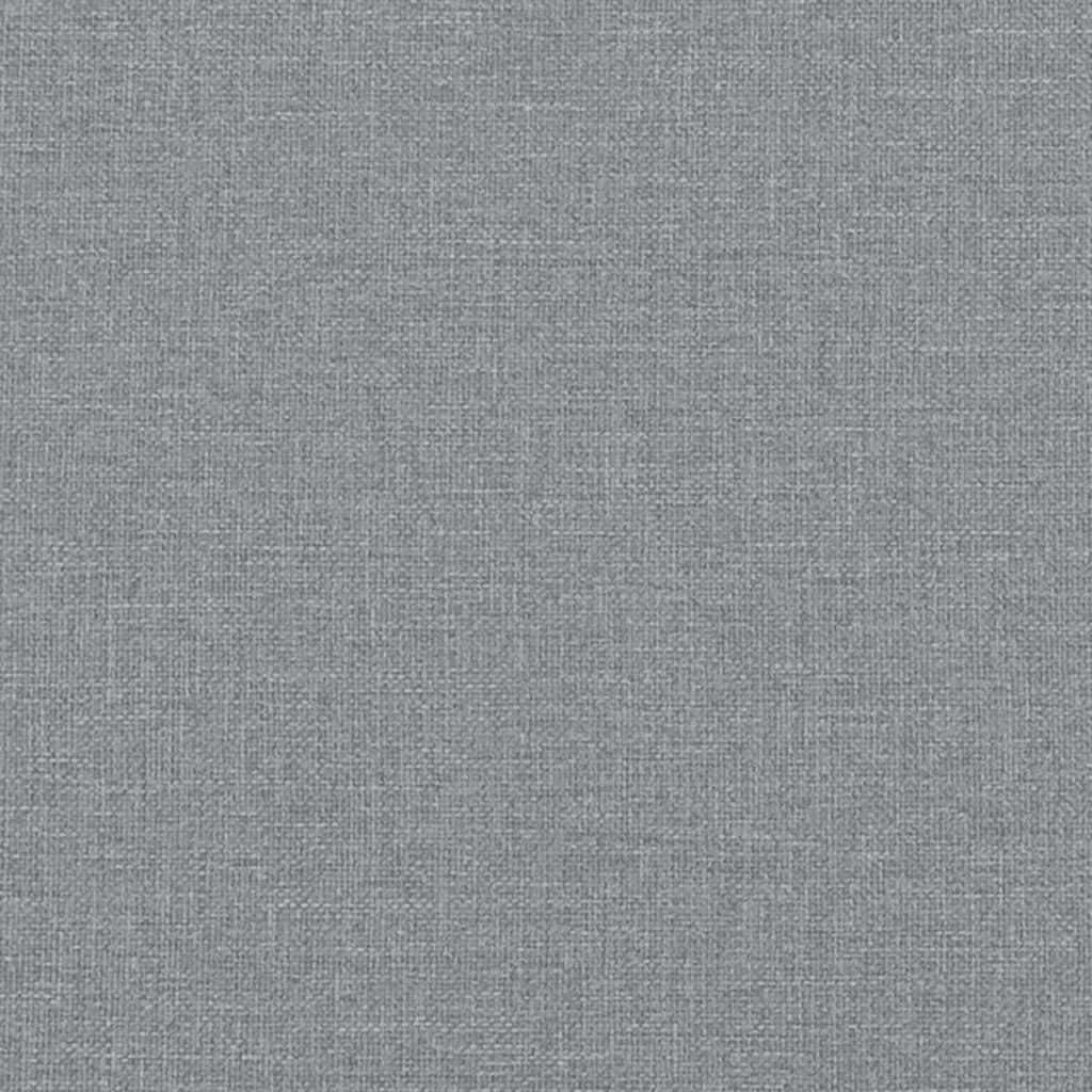 2 Piece Sofa Set with Cushions Light Grey Fabric