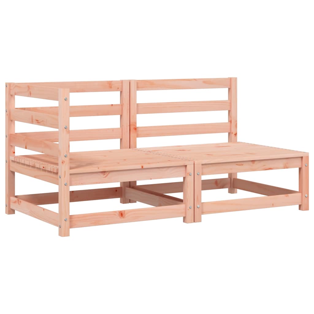 Garden Sofa with Cushions 2-Seater Solid Wood Douglas