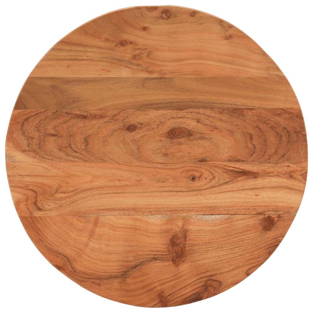 Table Top Ø60x2.5 cm Round Solid Wood Acacia