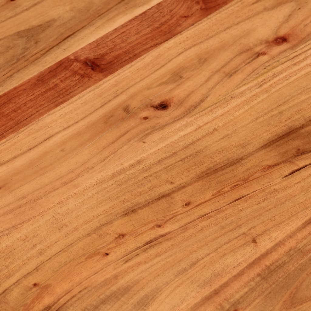 Table Top Ø80x2.5 cm Round Solid Wood Acacia