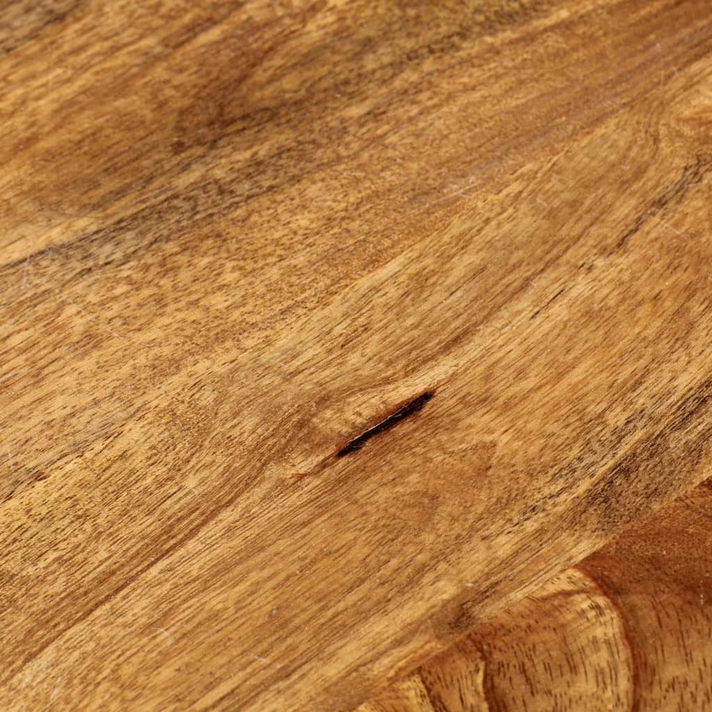 Table Top Ø 40x3.8 cm Round Solid Wood Mango