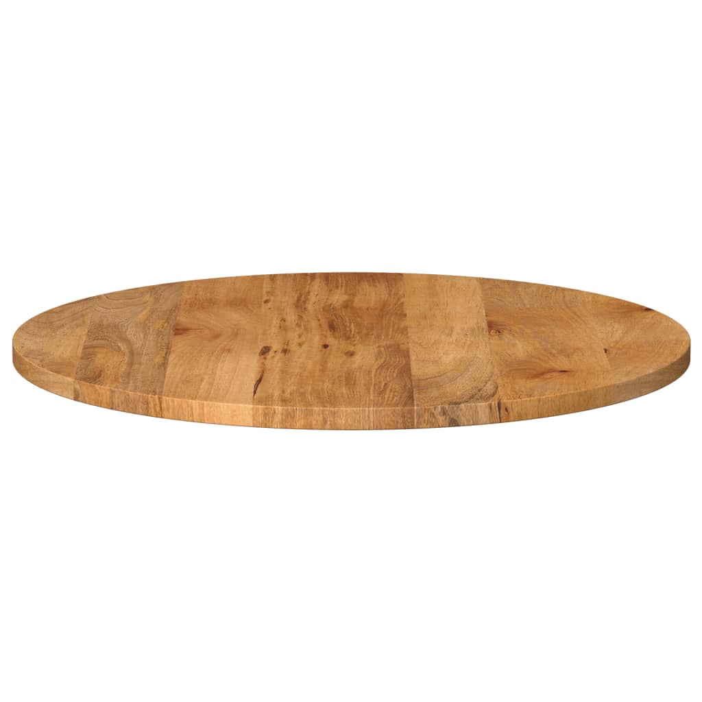 Table Top Ø 80x2.5 cm Round Solid Wood Mango