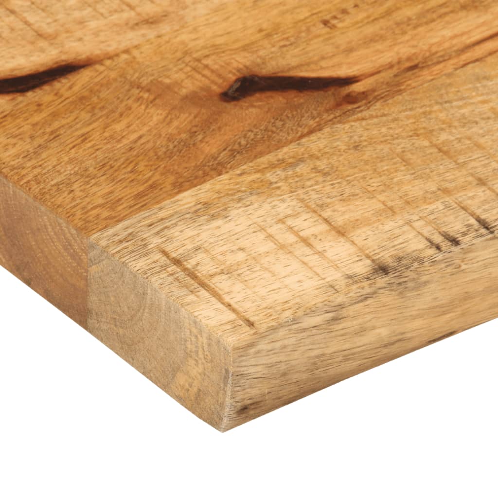 Table Top 100x20x2.5 cm Live Edge Solid Wood Rough Mango