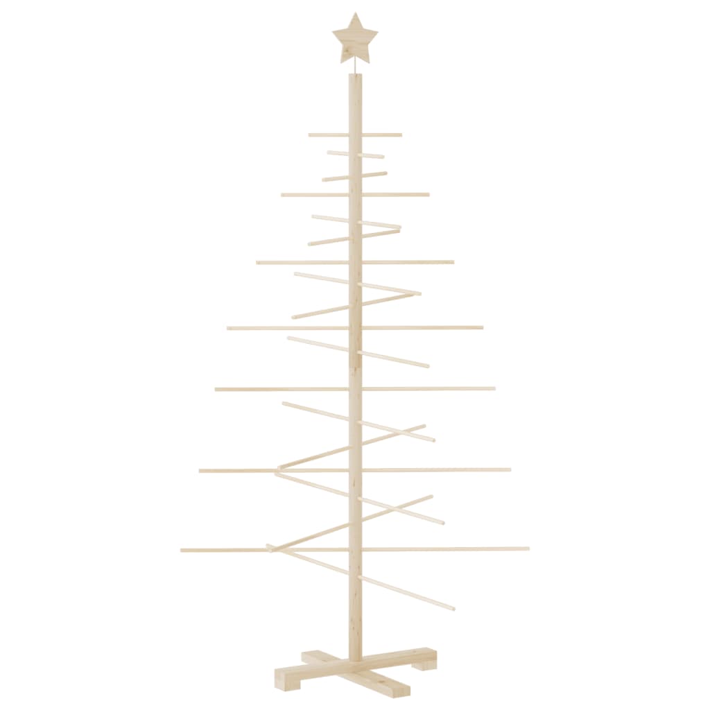 Wooden Christmas Tree Bamboo Natural with Unfinished