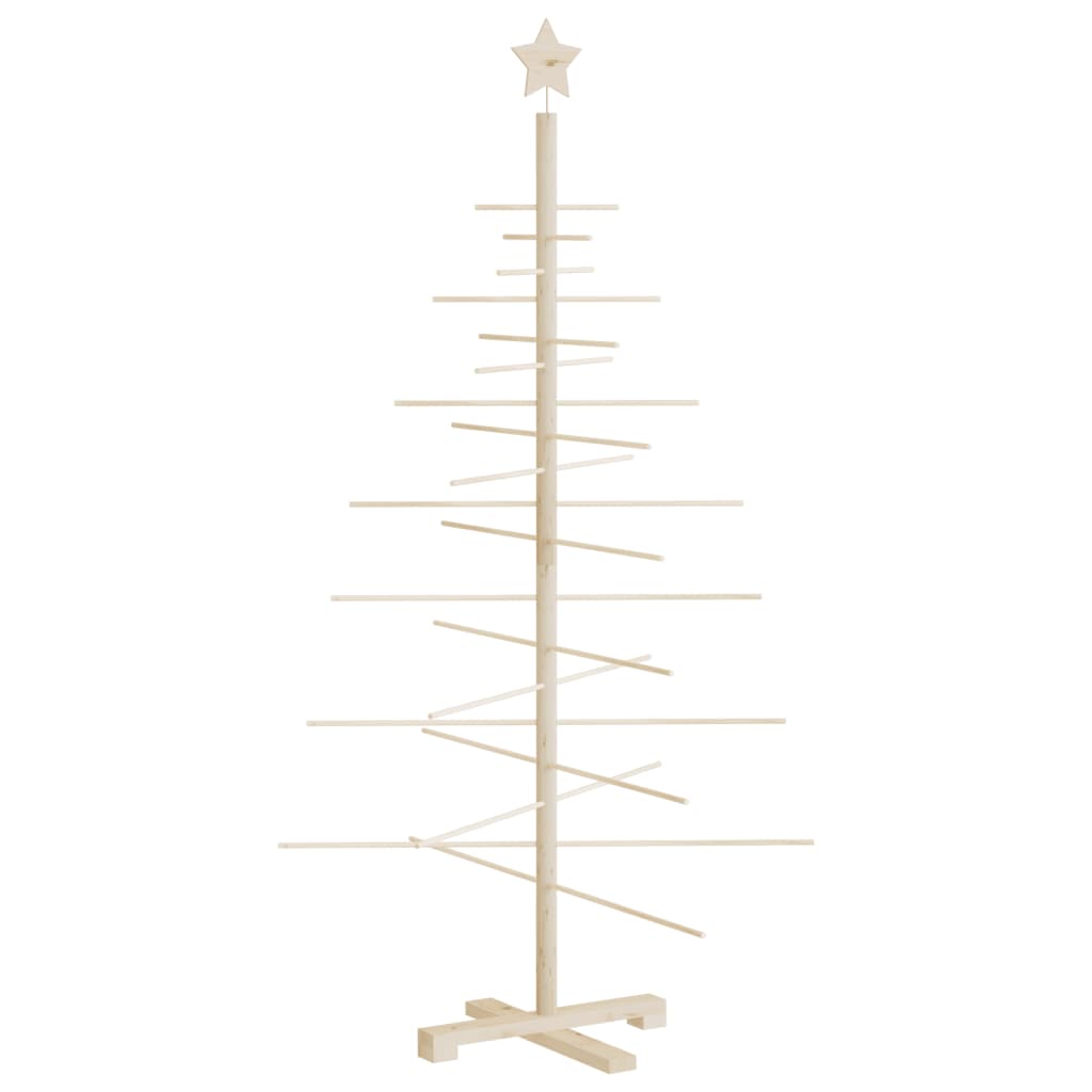Wooden Christmas Tree Bamboo Natural with Unfinished