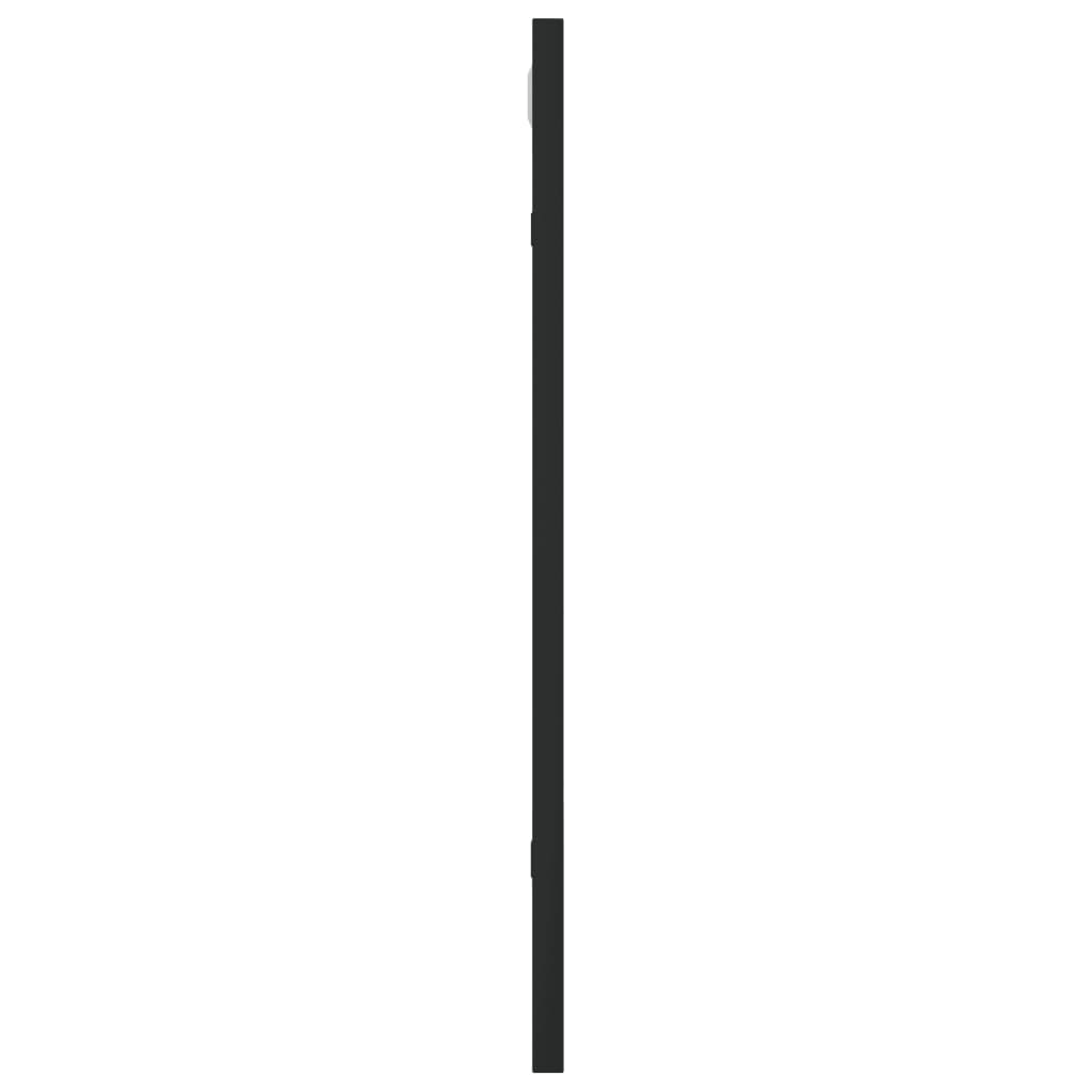 Wall Mirror Black 40x50 cm Rectangle Iron
