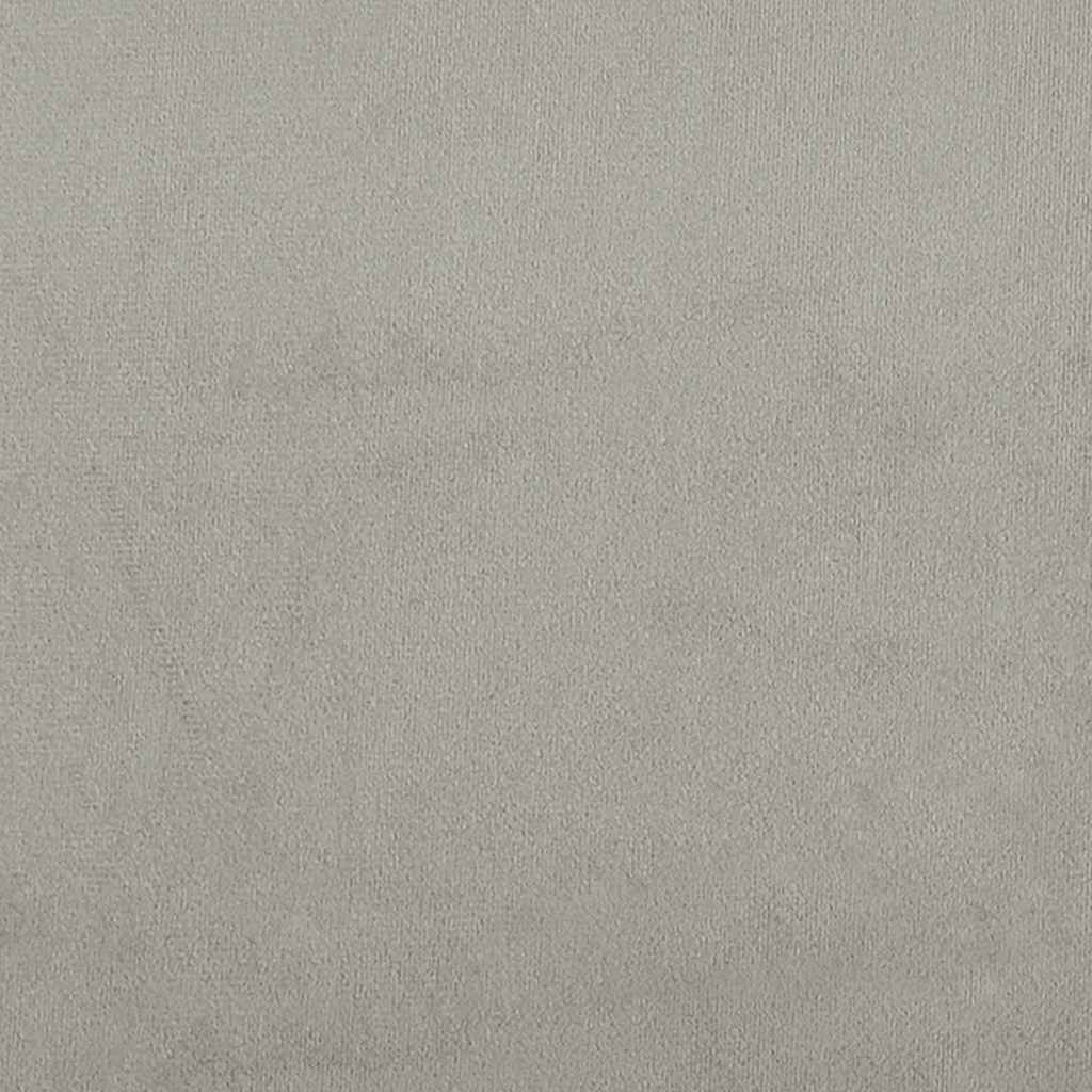 Sofa Chair Light Grey 60 cm Velvet