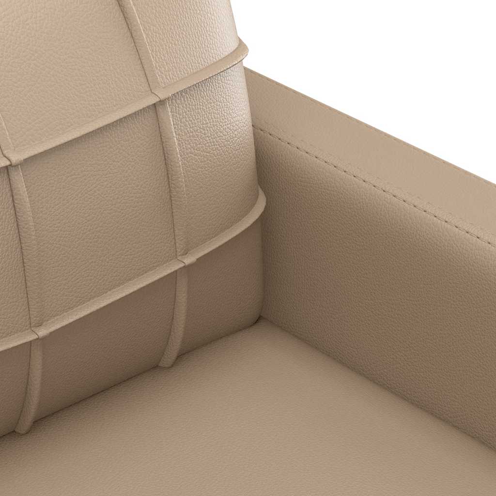Sofa Chair Cappuccino 60 cm Faux Leather