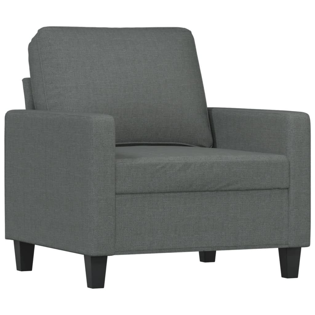 Sofa Chair Dark Grey 60 cm Fabric