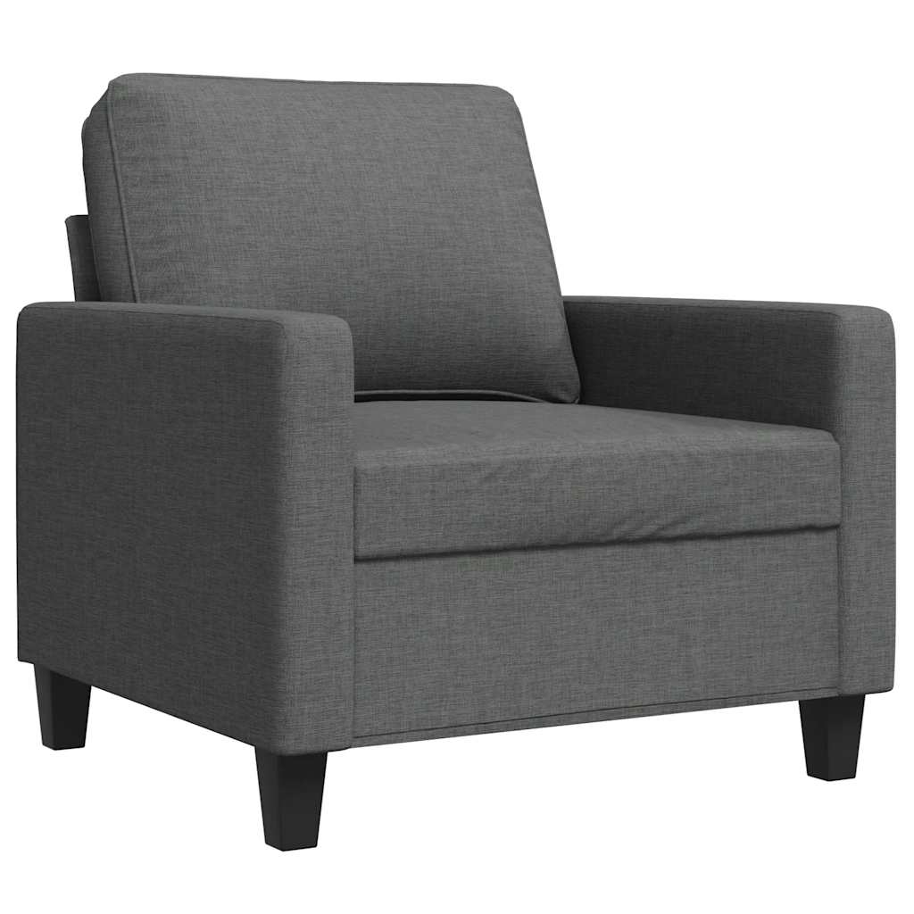 Sofa Chair Dark Grey 60 cm Fabric