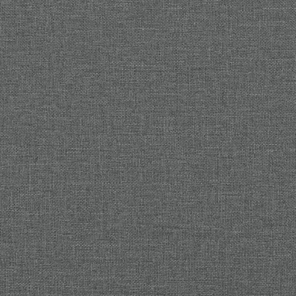3-Seater Sofa Dark Grey 180 cm Fabric