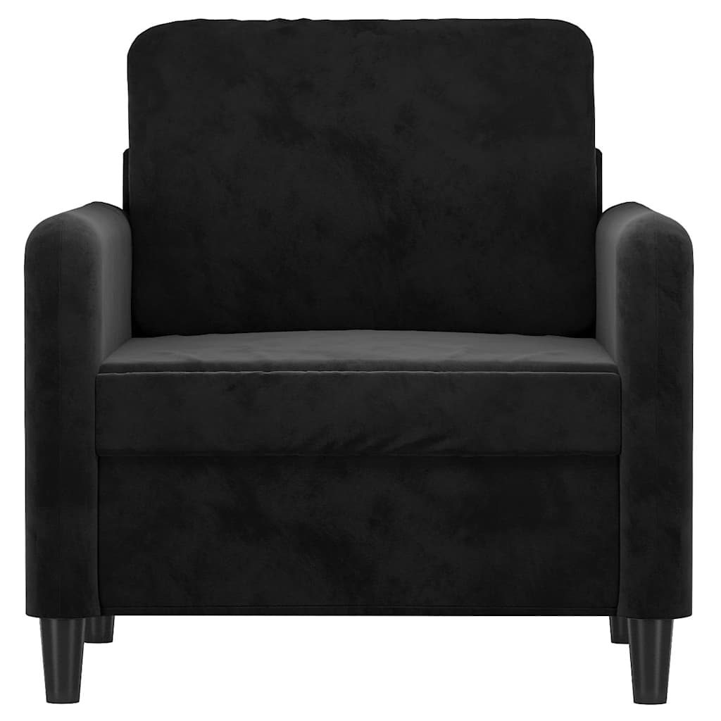 Sofa Chair Black 60 cm Velvet