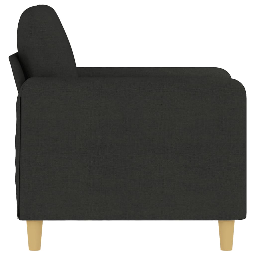 Sofa Chair Black 60 cm Fabric