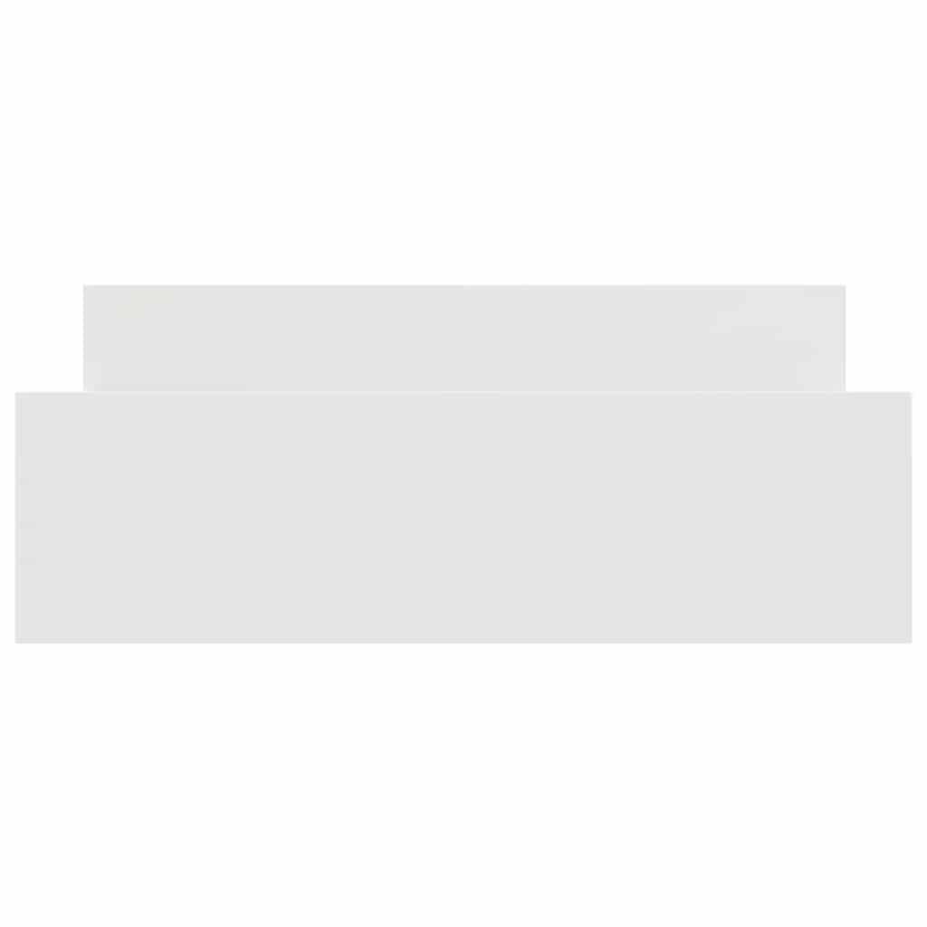 Bed Frame without Mattress White 135x190 cm