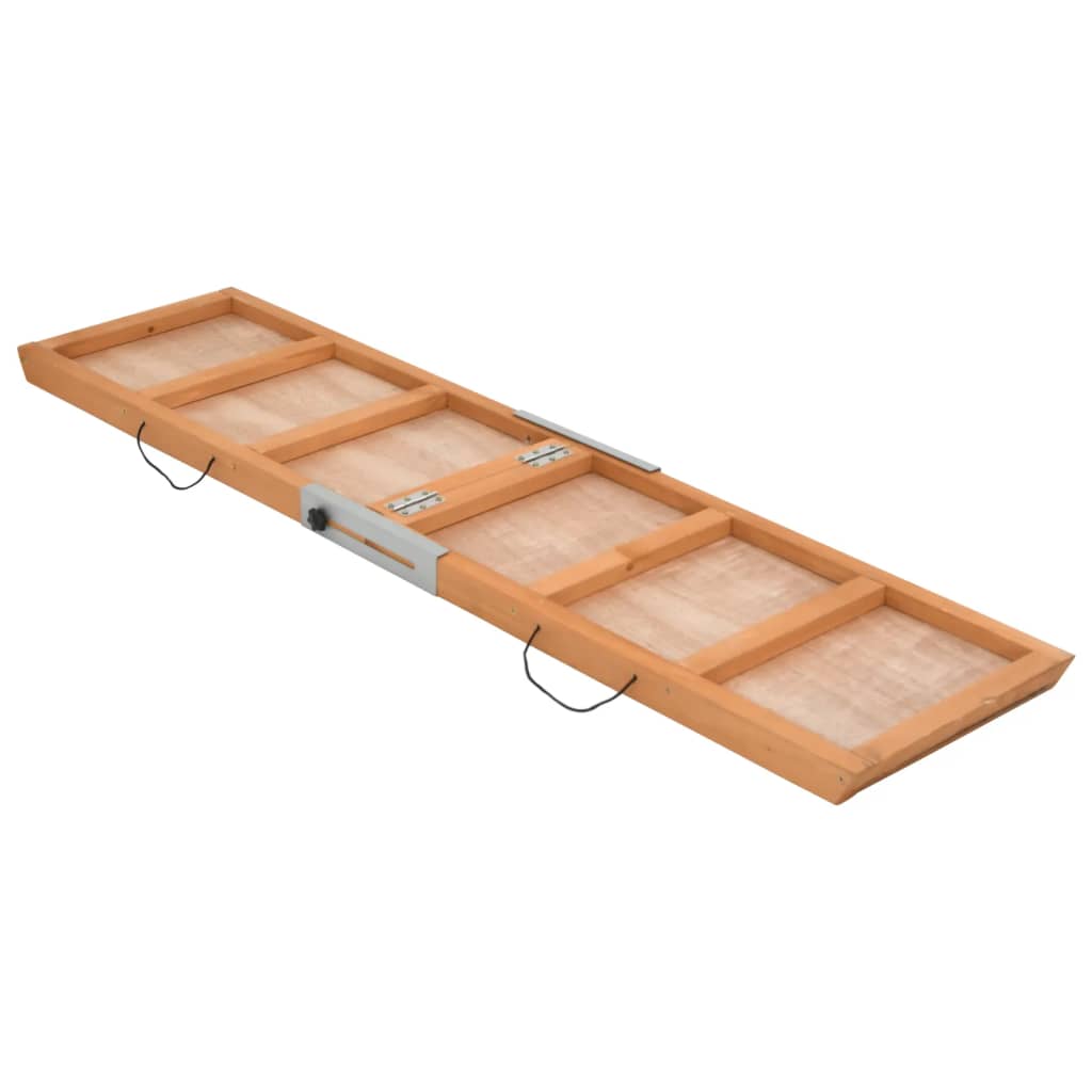 Dog Ramp Grey120x30 cm Solid Wood Fir
