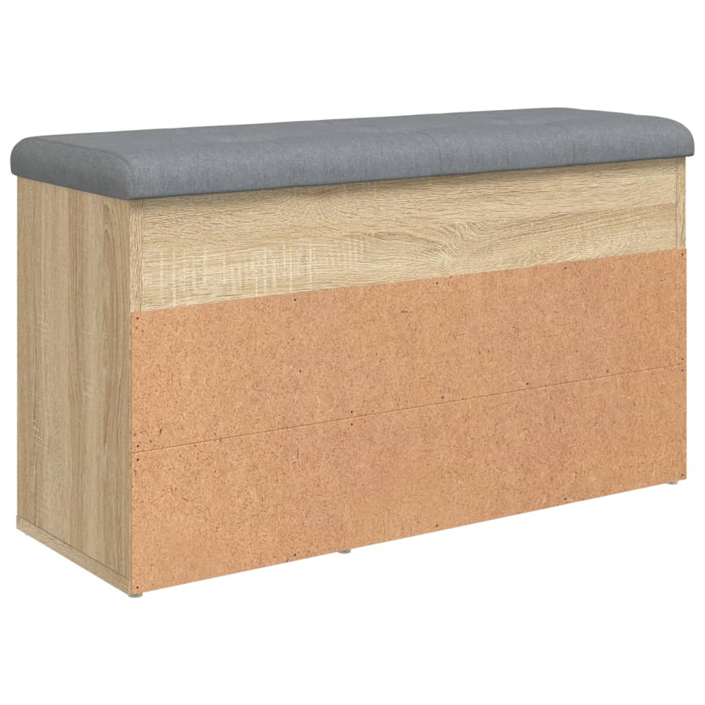 Shoe Bench Sonoma Oak 82x32x45,5 cm Engineered Wood
