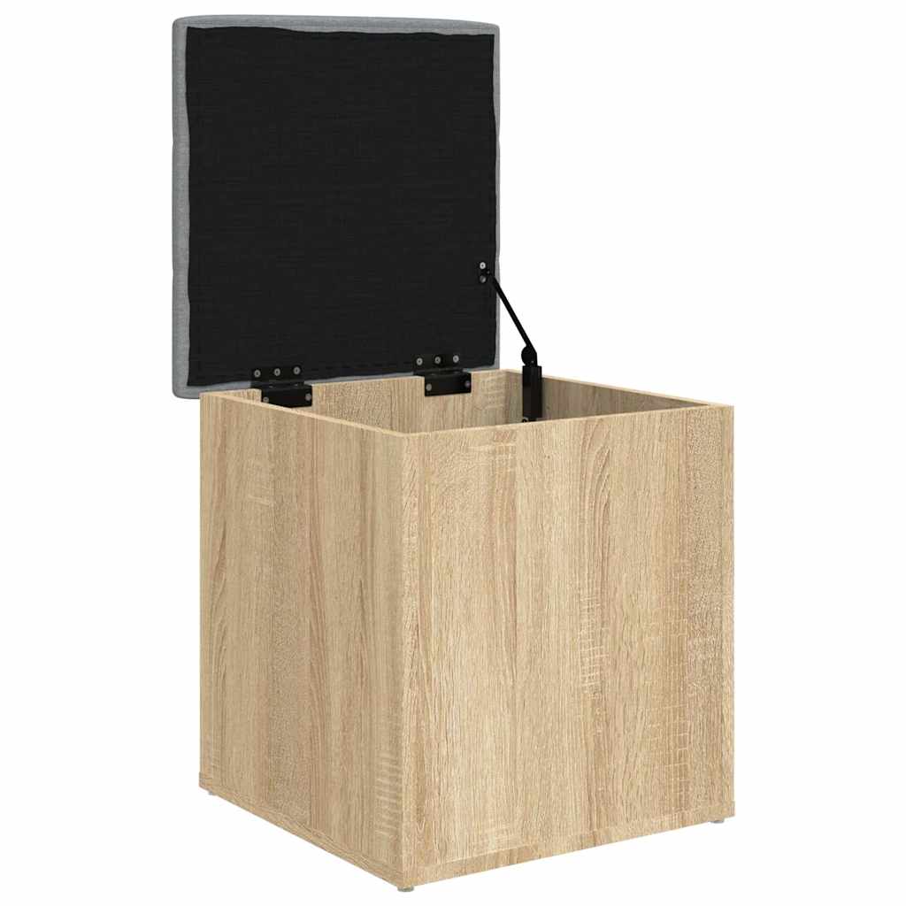 Storage Bench Sonoma Oak 42x42x45 cm Engineered Wood