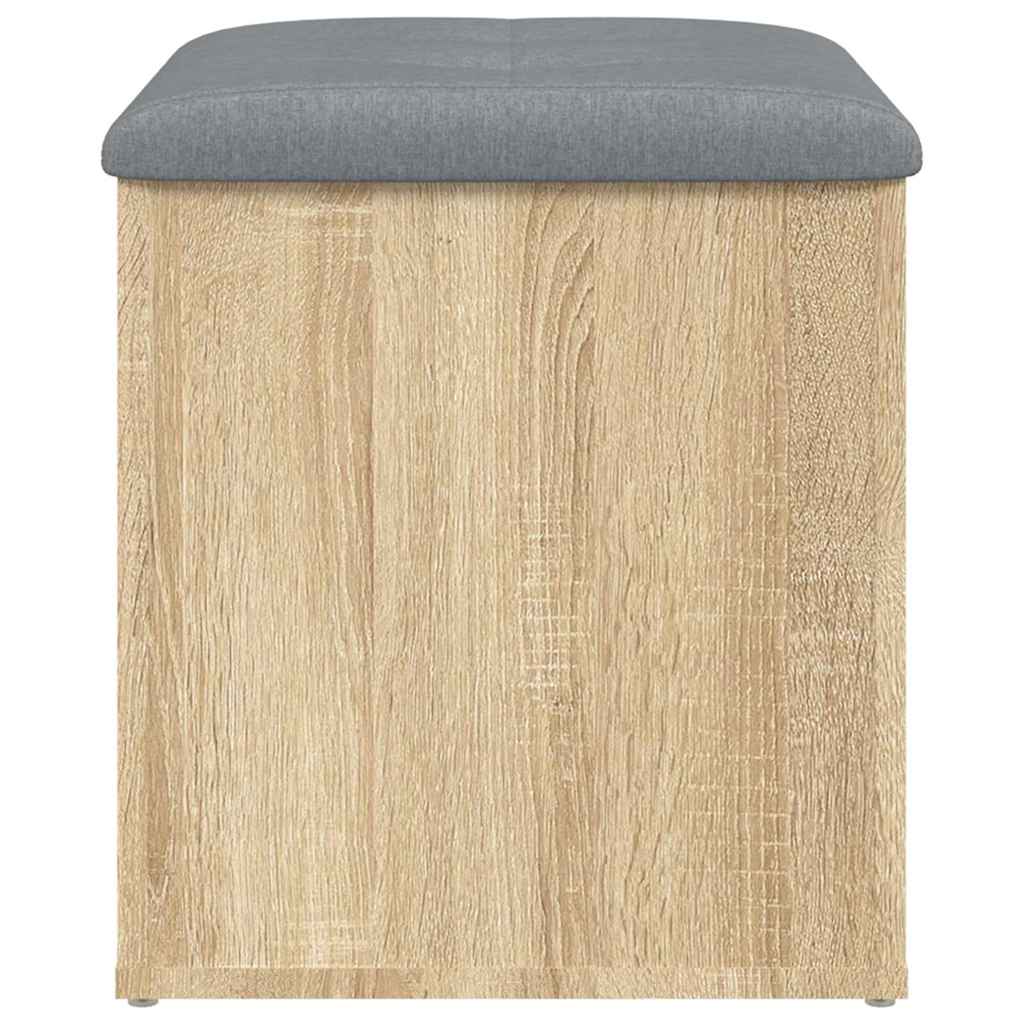 Storage Bench Sonoma Oak 42x42x45 cm Engineered Wood