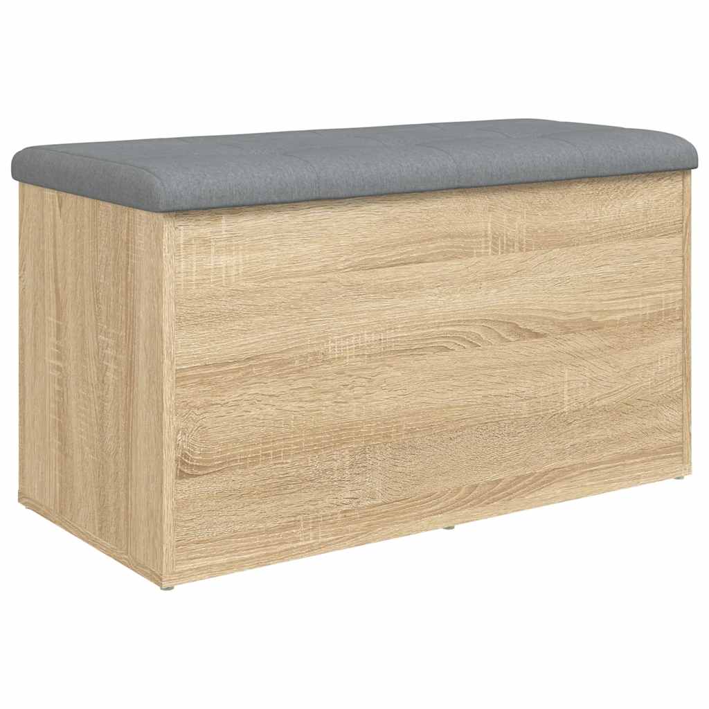 Storage Bench Sonoma Oak 82x42x45 cm Engineered Wood