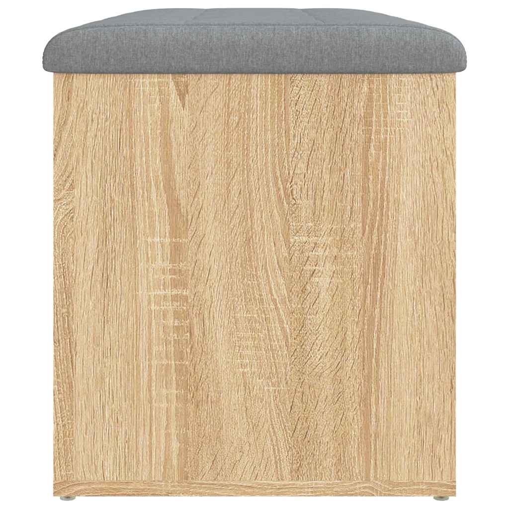 Storage Bench Sonoma Oak 82x42x45 cm Engineered Wood