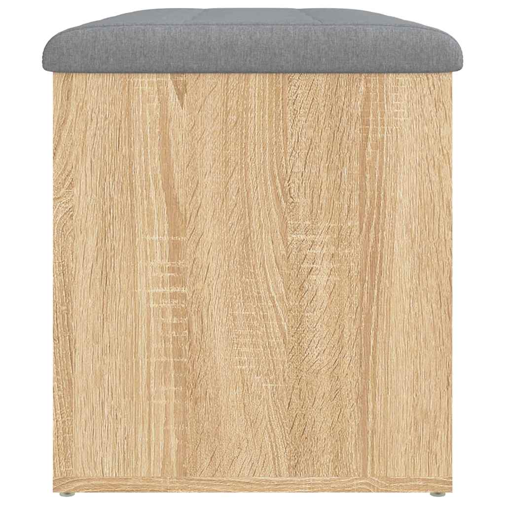 Storage Bench Sonoma Oak 82x42x45 cm Engineered Wood