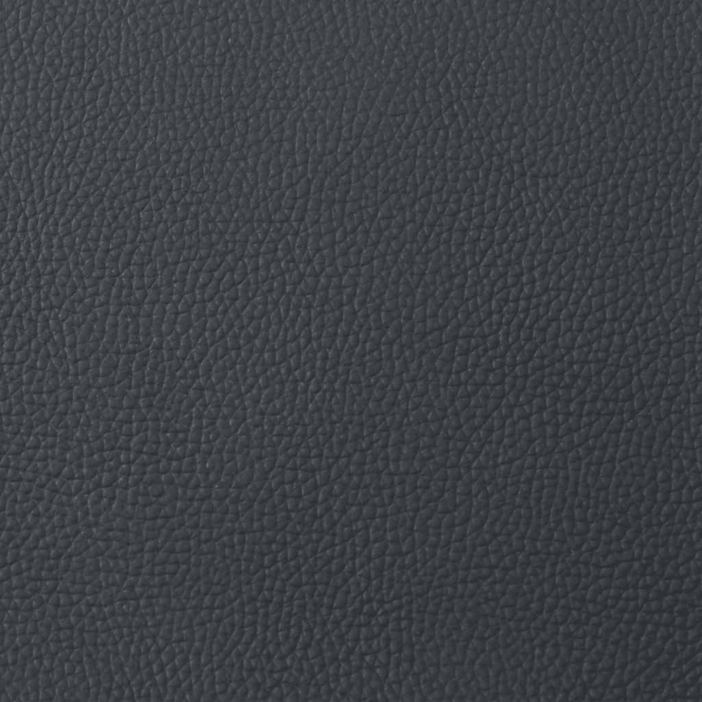 Massage Recliner Chair Black Real Leather