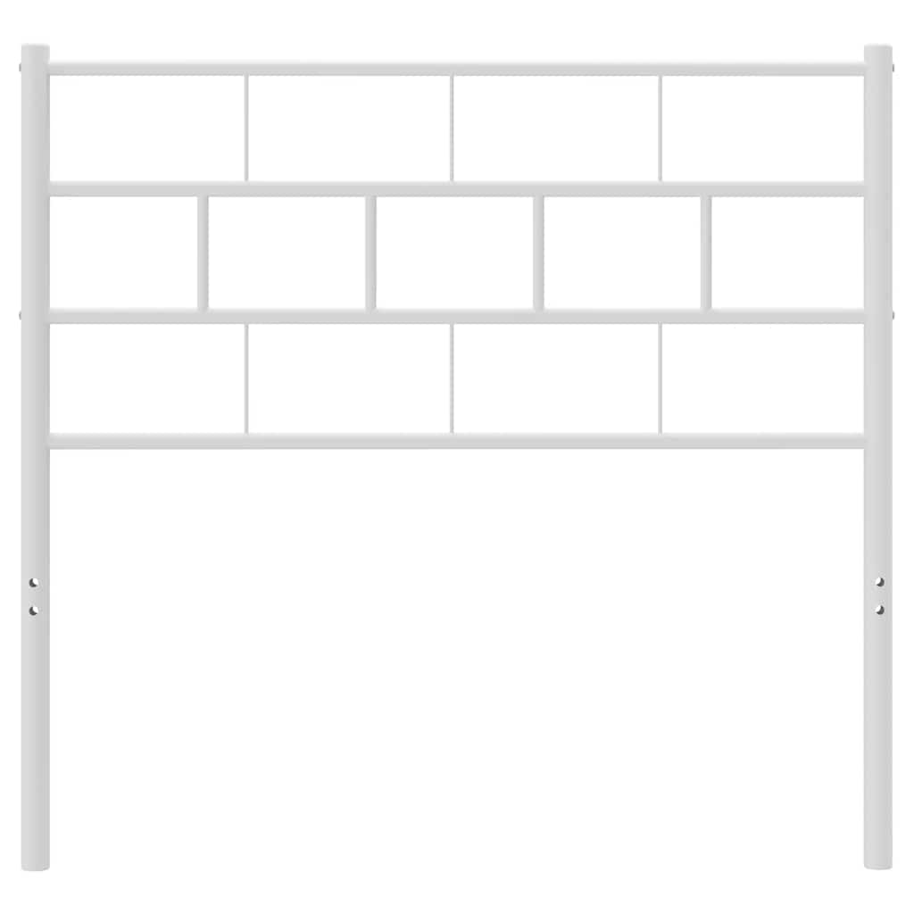 Metal Replace Headboard White 107 cm