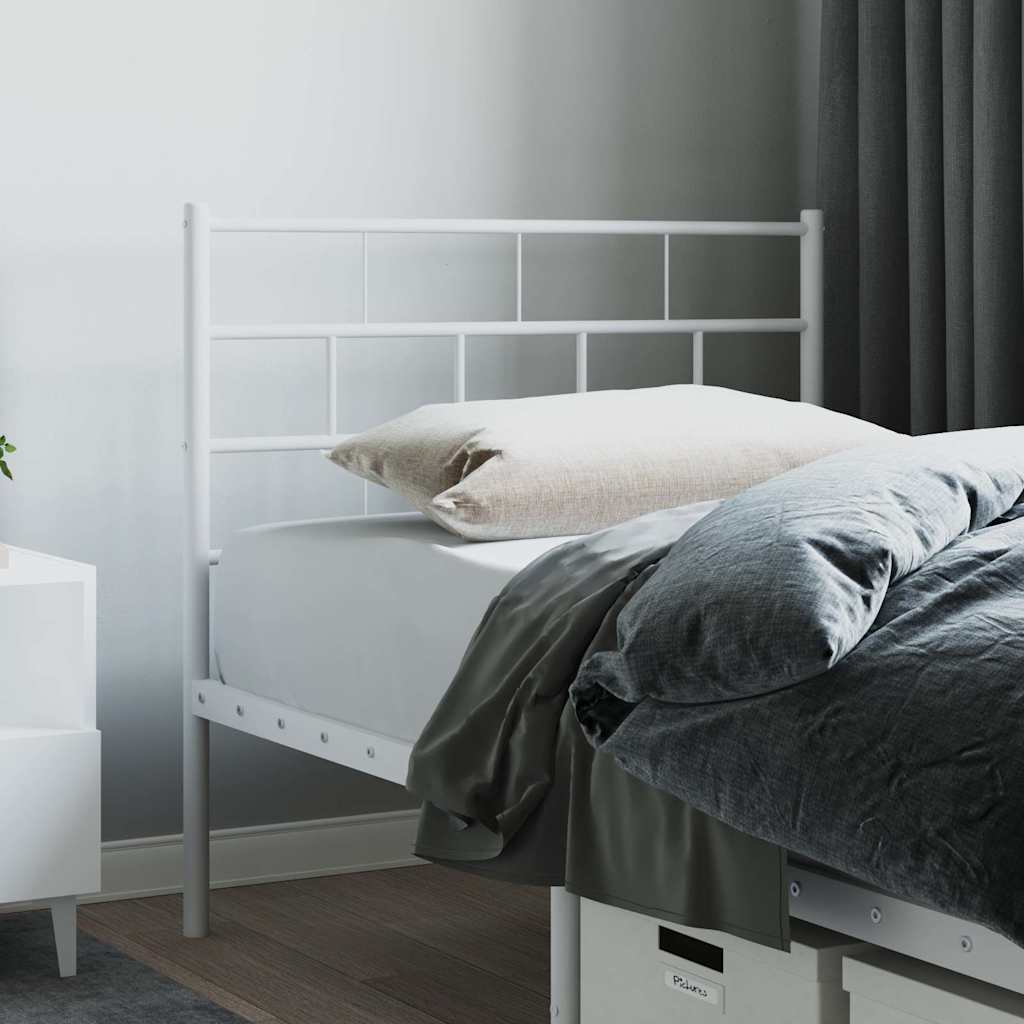 Metal Replace Headboard White 107 cm