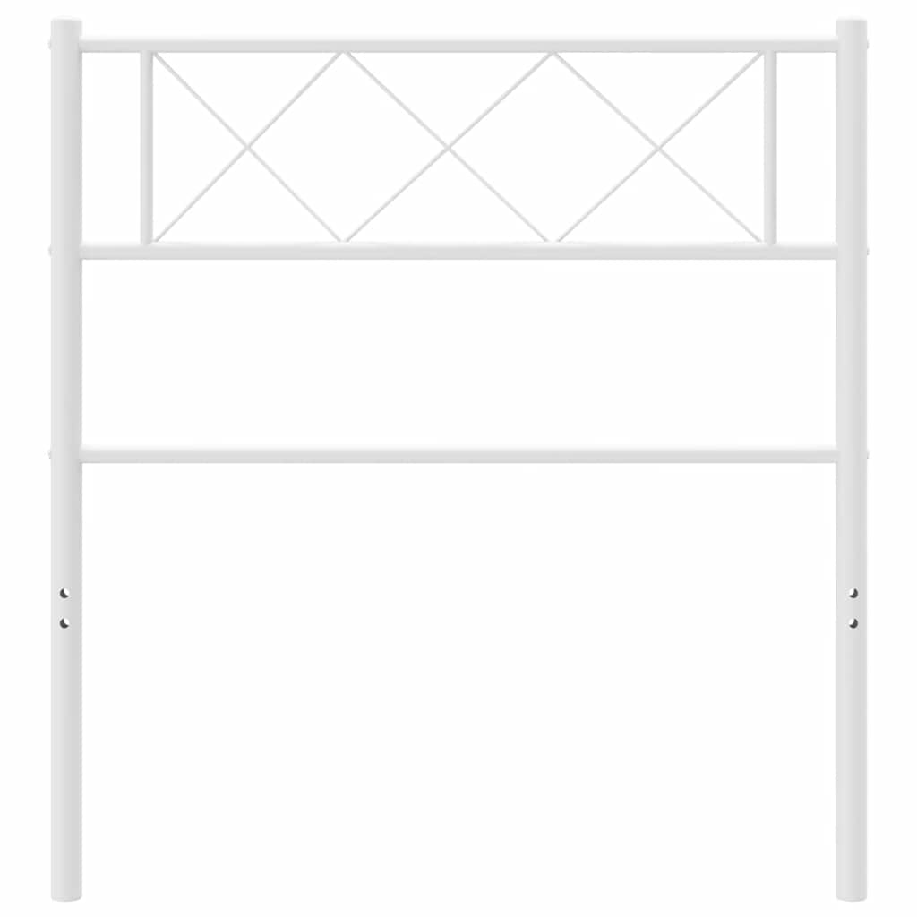 Metal Replace Headboard White 90 cm