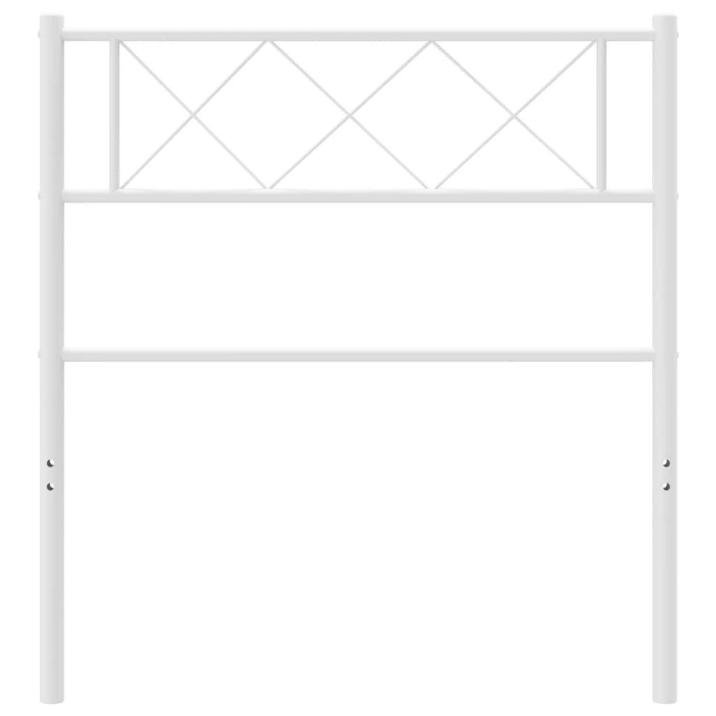 Metal Replace Headboard White 90 cm