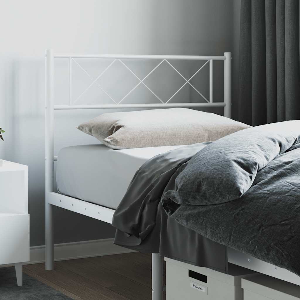 Metal Replace Headboard White 90 cm