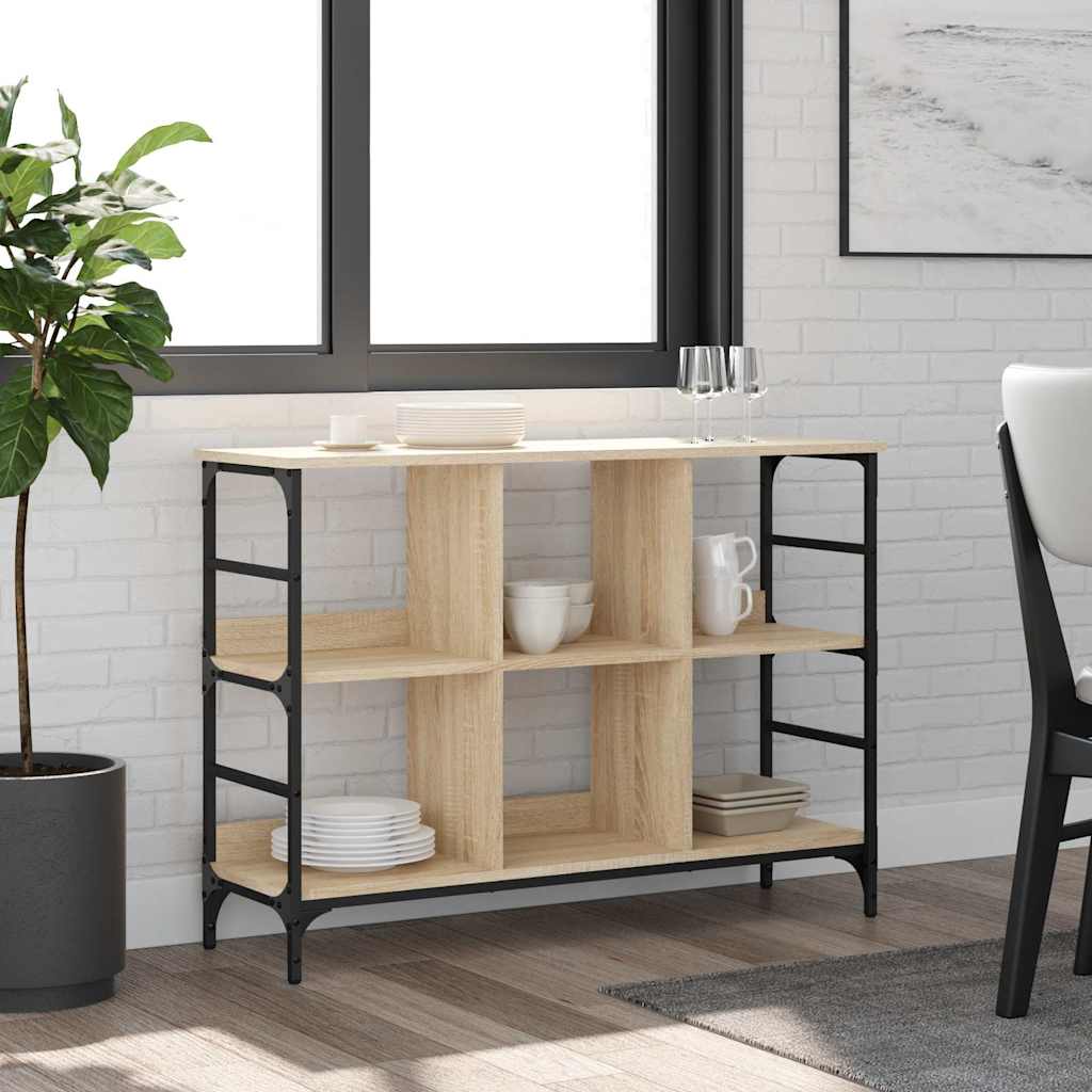 Sideboard Sonoma Oak 102x32x73.5 cm Engineered Wood