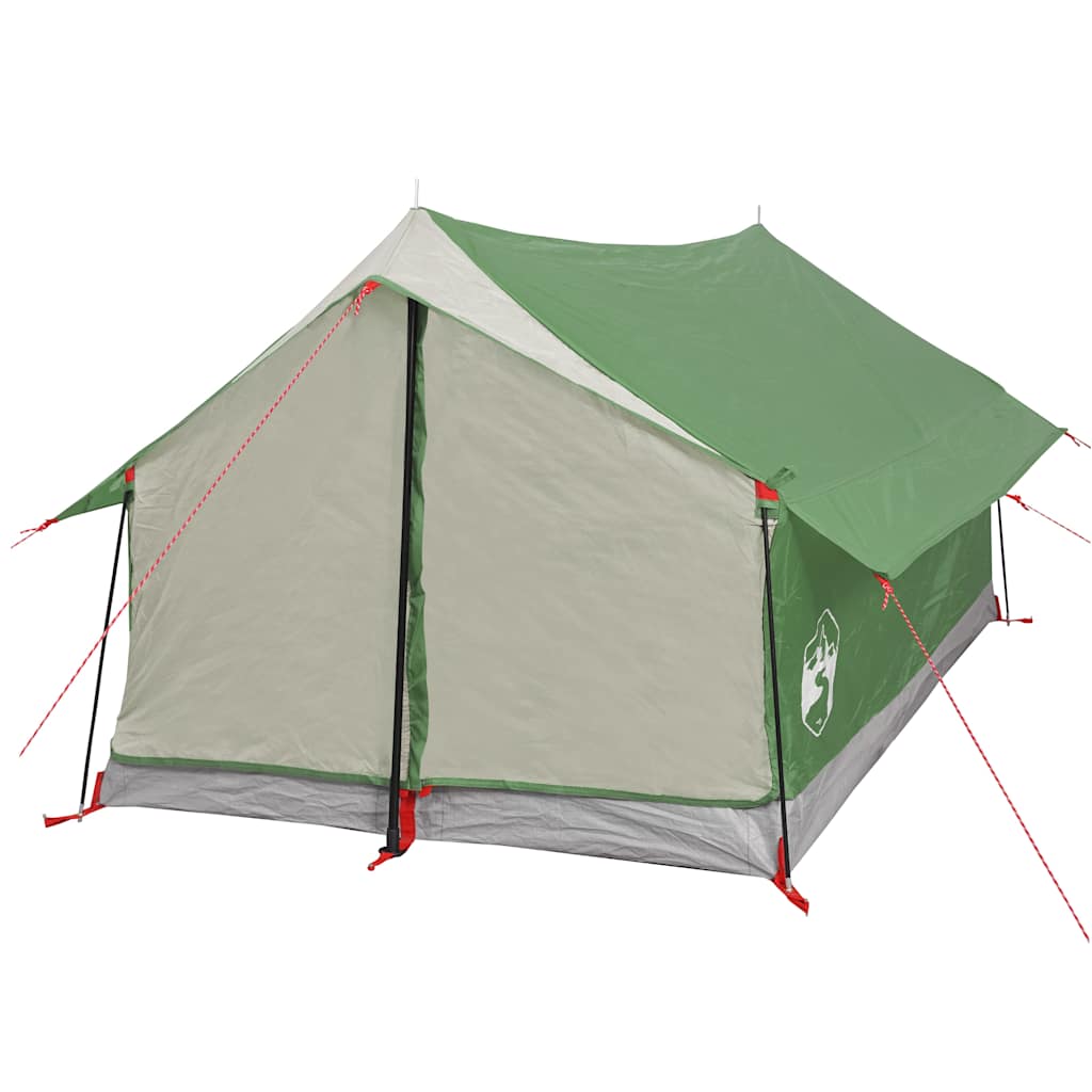 Camping Tent 2-Person Green Waterproof