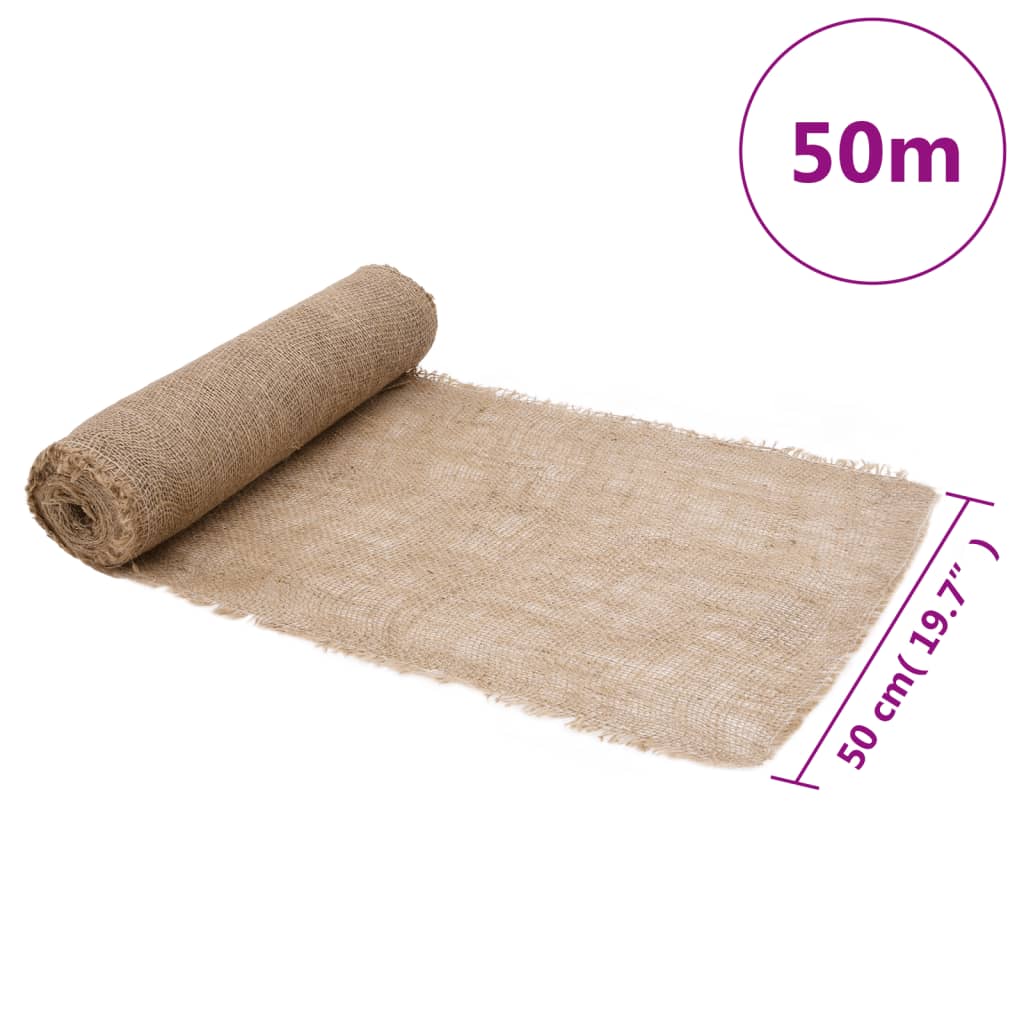Jute Rolls 2 pcs 0,5x50 m 100% Jute 200 gsm
