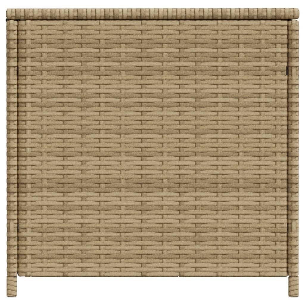 Garden Storage Box Mix Beige 469L Poly Rattan