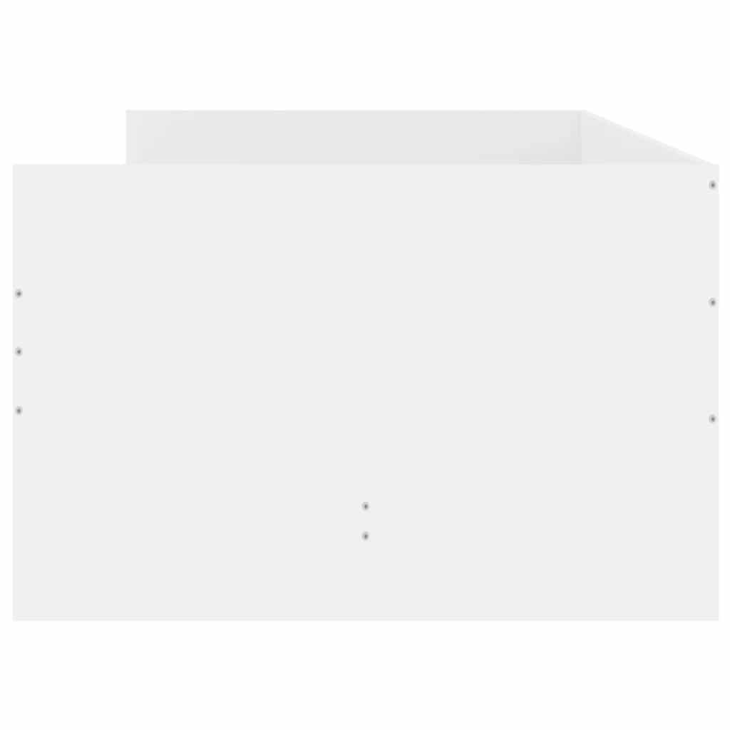Bed Frame with Drawers without Mattress White 90x190 cm