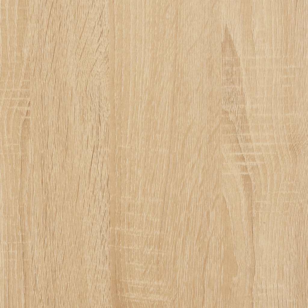 Bed Frame without Mattress Sonoma Oak 183x203 cm King
