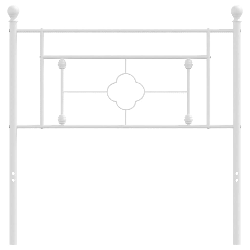 Metal Replace Headboard White 90 cm