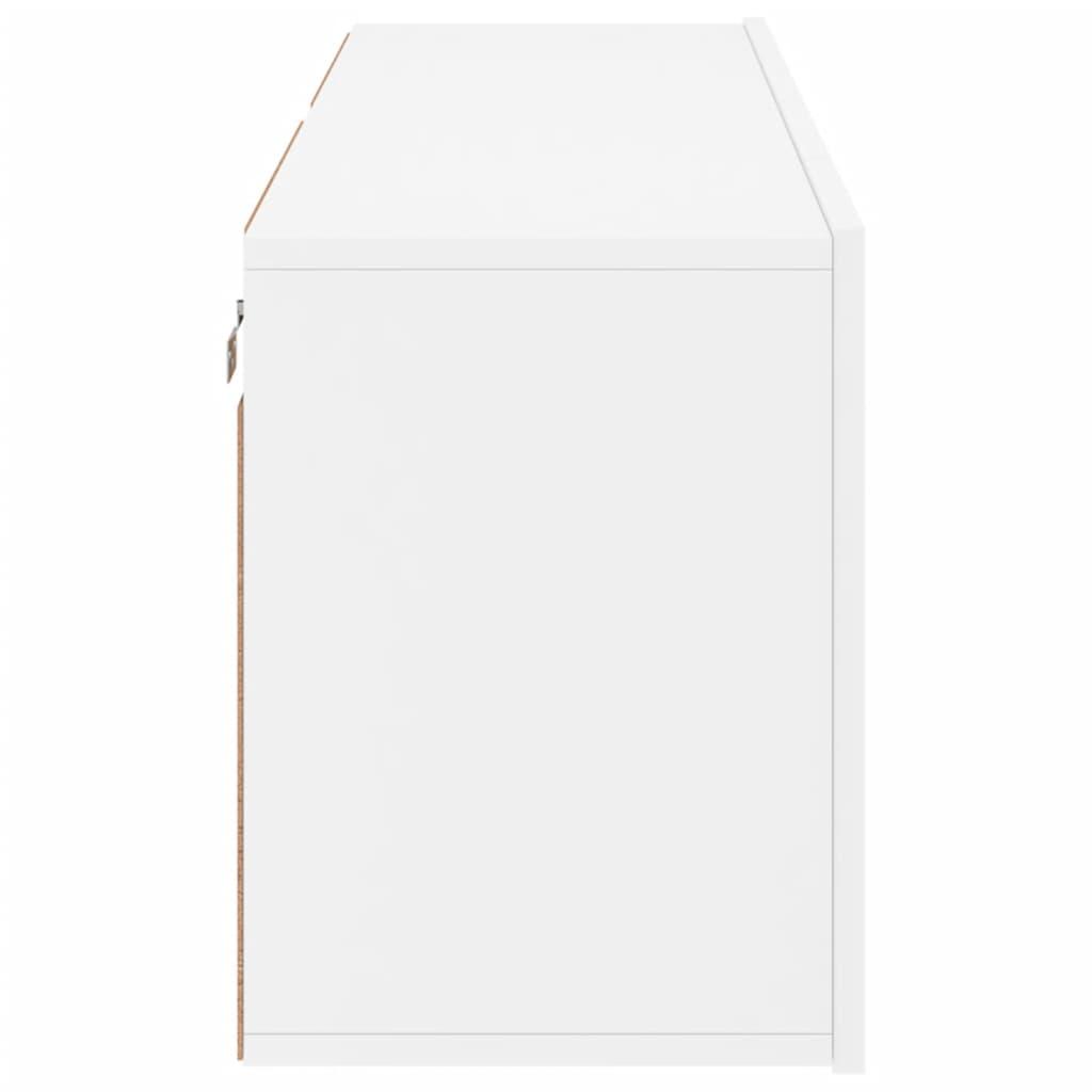 2 Piece Wall-mounted TV Cabinet Set White 60x30x41 cm