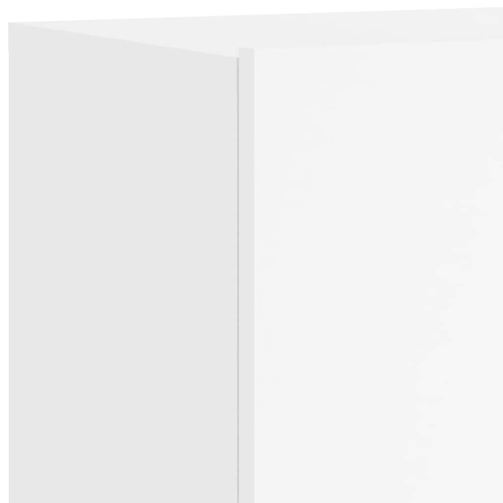 2 Piece Wall-mounted TV Cabinet Set White 80x30x41 cm
