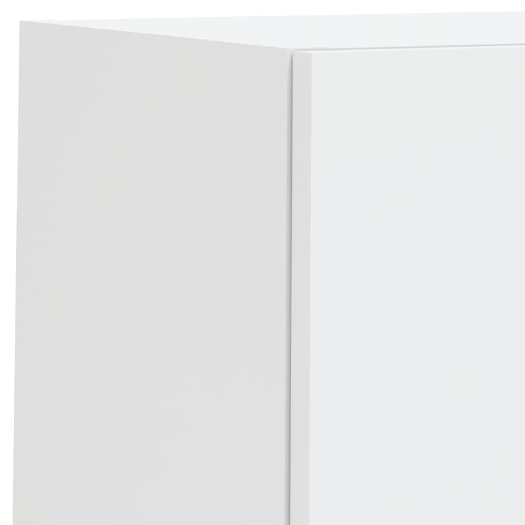 TV Cabinets with LED Lights 2 pcs White 30.5x30x60 cm
