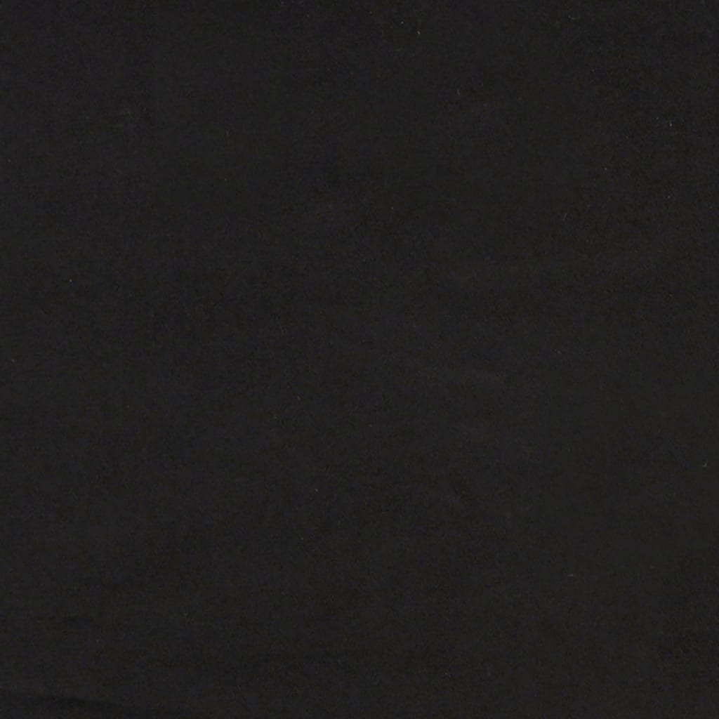 Headboard Cushion "Hanko" Black 152 cm Queen Velvet