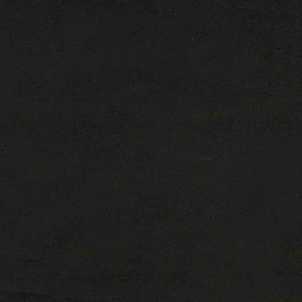 Headboard Cushion "Hanko" Black 107 cm King Single Velvet