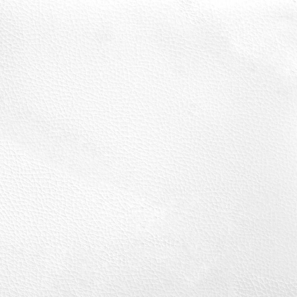 Headboard Cushion "Viana" Black and White 180 cm Faux Leather