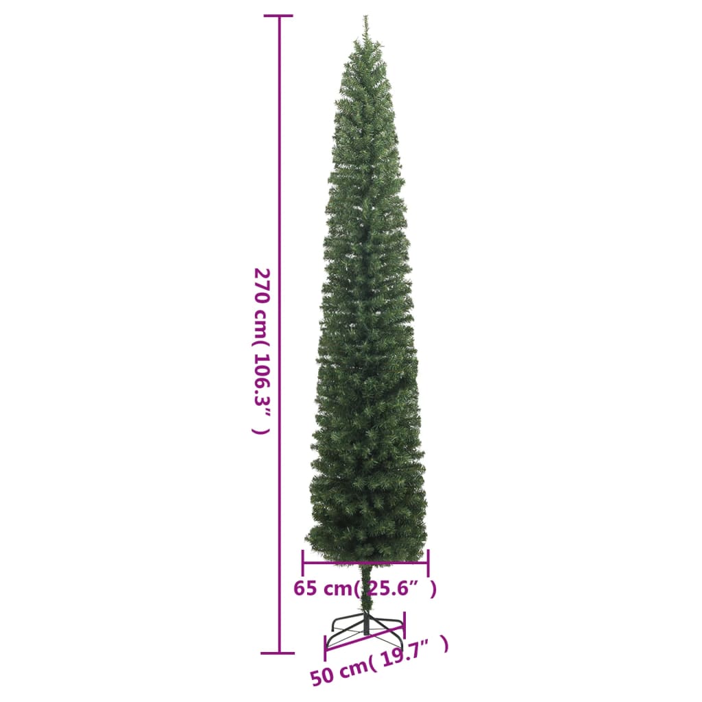 Slim Christmas Tree 300 LEDs 270 cm