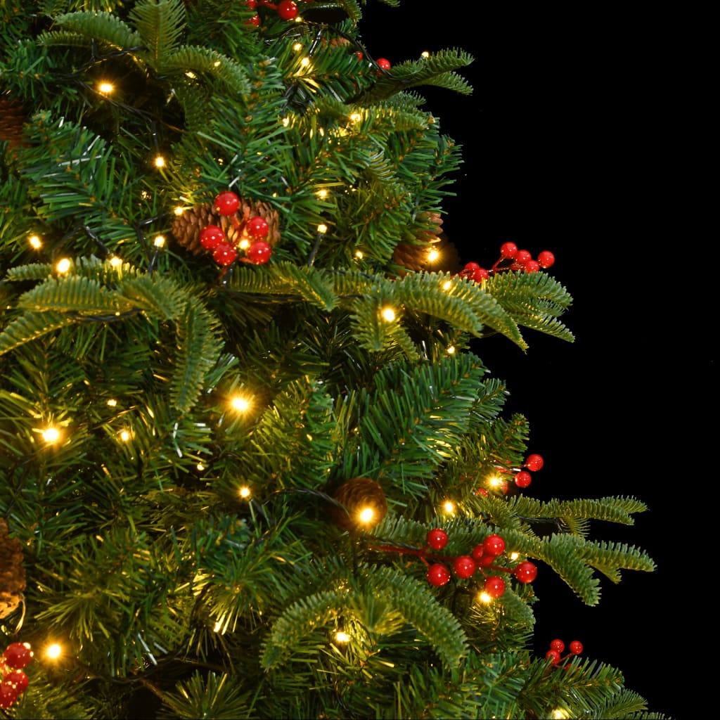 Artificial Hinged Christmas Tree 300 LEDs 180 cm