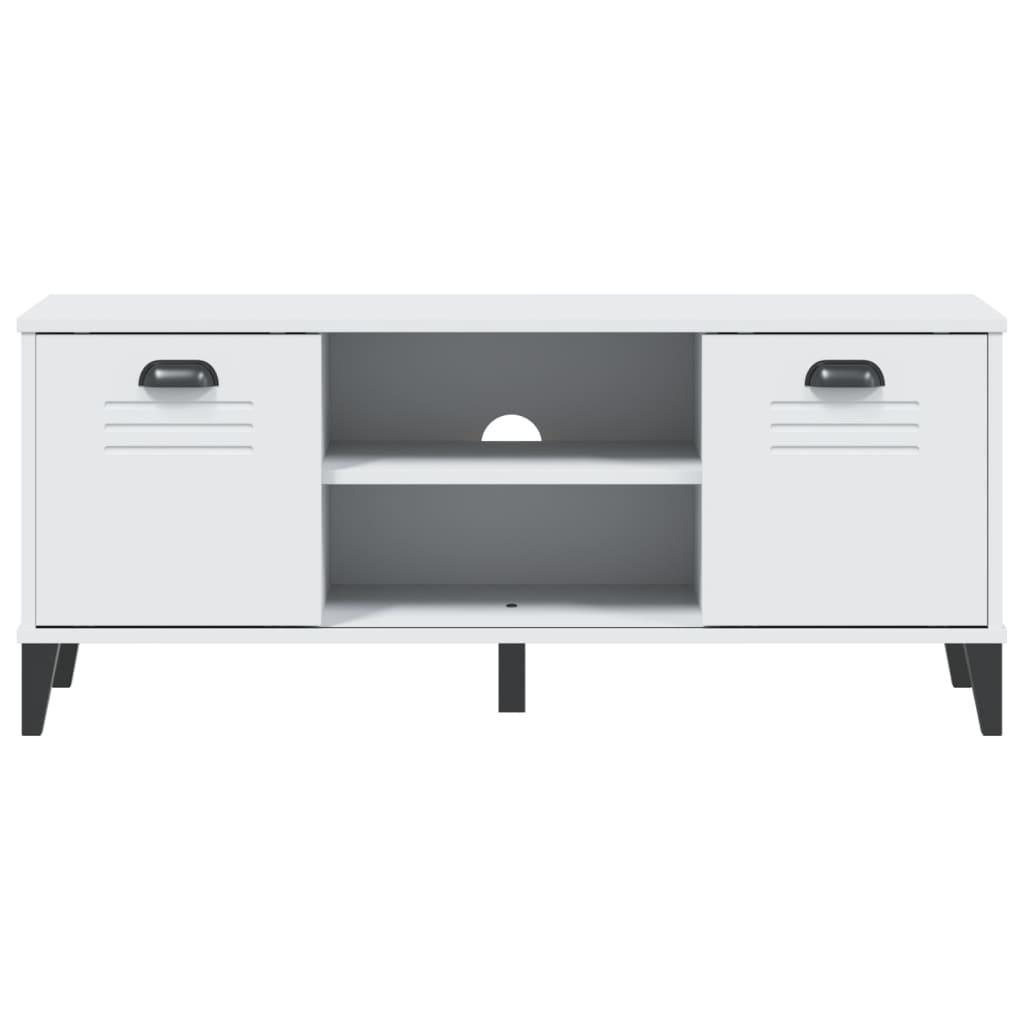 Shoe Bench VIKEN White 106x35x45 cm Engineered Wood