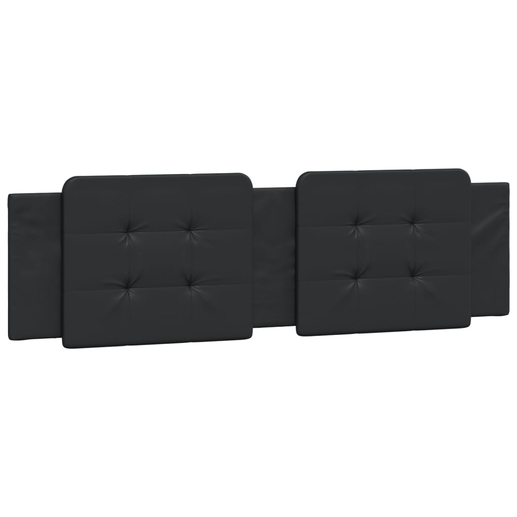 Bed Frame without Mattress "Zadar" Black 180x200 cm King Faux Leather