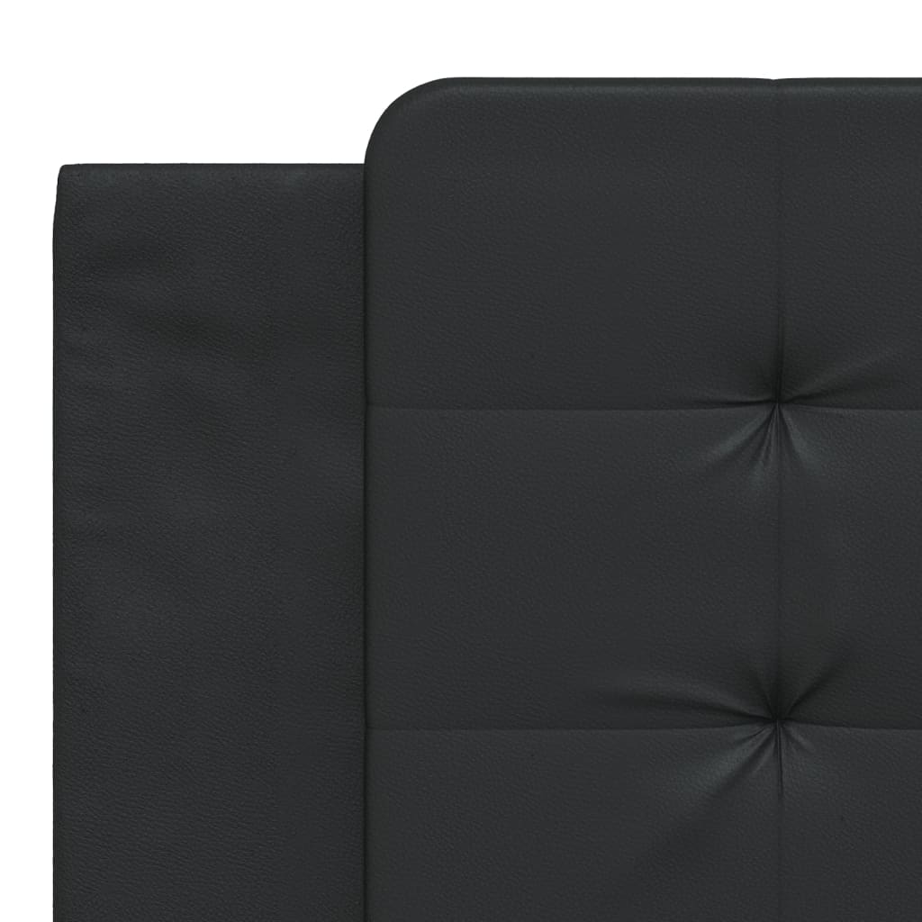 Bed Frame without Mattress "Zadar" Black 180x200 cm King Faux Leather