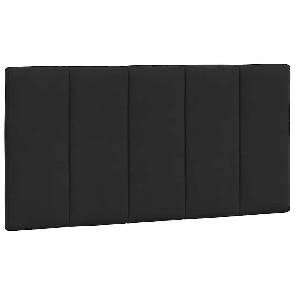 Bed Frame without Mattress "Hanko" Black 107x203 cm King Single Velvet